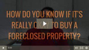 Why we don't recommend buying foreclosed .